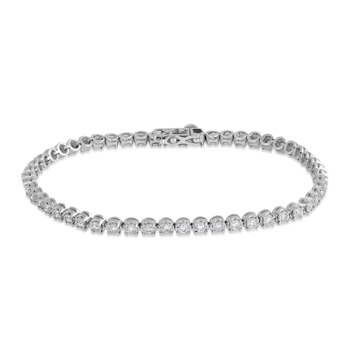 Forevermade 1 ct. tw. Lab-Grown Diamond Tennis 7" Bracelet in Sterling Silver