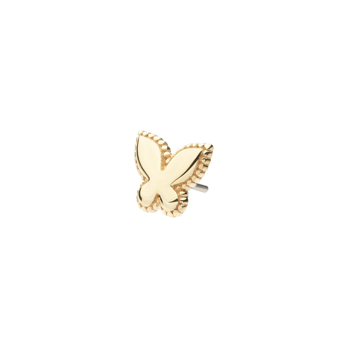 Revelry Polished Milgrain Butterfly Topper in 14K Yellow Gold
