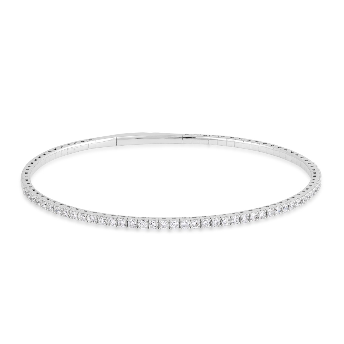 Forevermade 1 ct. tw. Lab-Grown Diamond Flex Bangle in 10K White Gold