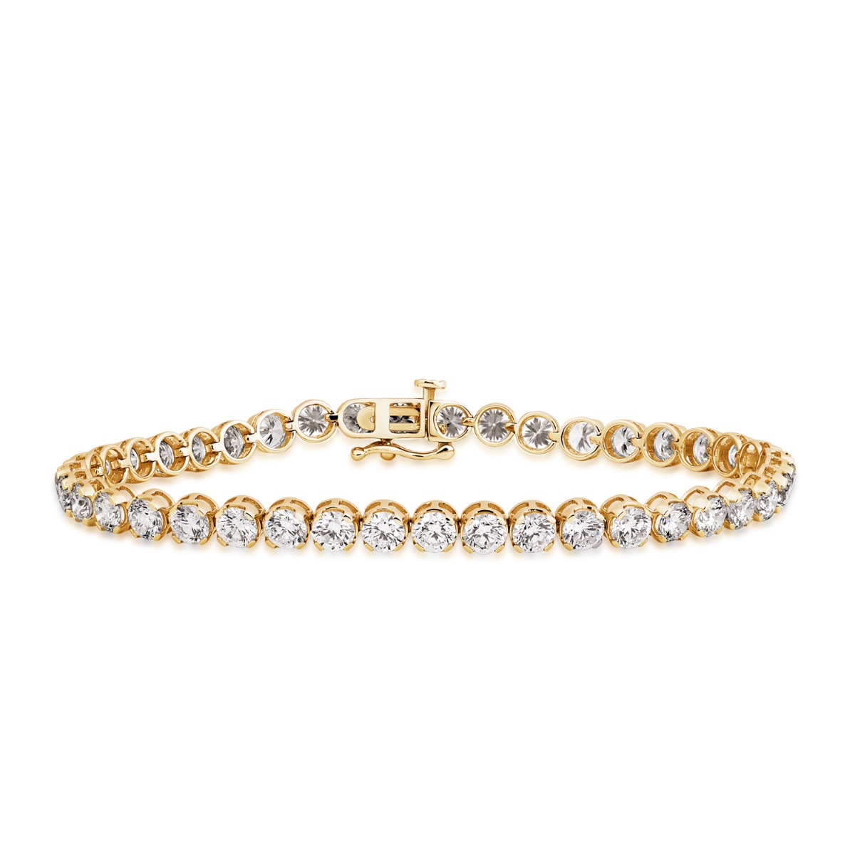 Forevermade 10 ct. tw. Lab-Grown Diamond Tennis Bracelet in 10K Yellow Gold