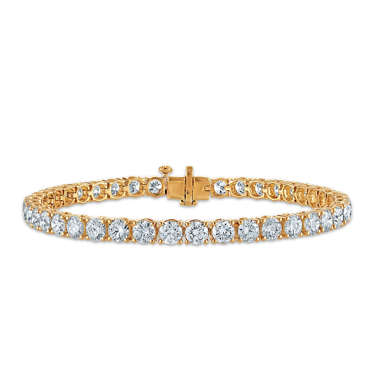 Forevermade 10 ct. tw. Lab-Grown Diamond Tennis Bracelet in 14K Yellow Gold