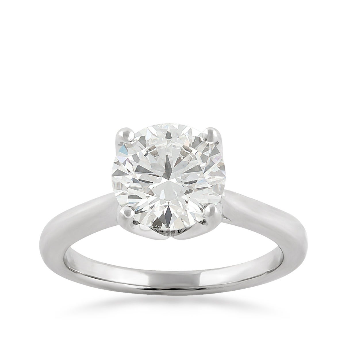 Forevermade 3 ct. tw. Lab-Grown Round Brilliant Diamond Solitaire Engagement Ring in 14K White Gold