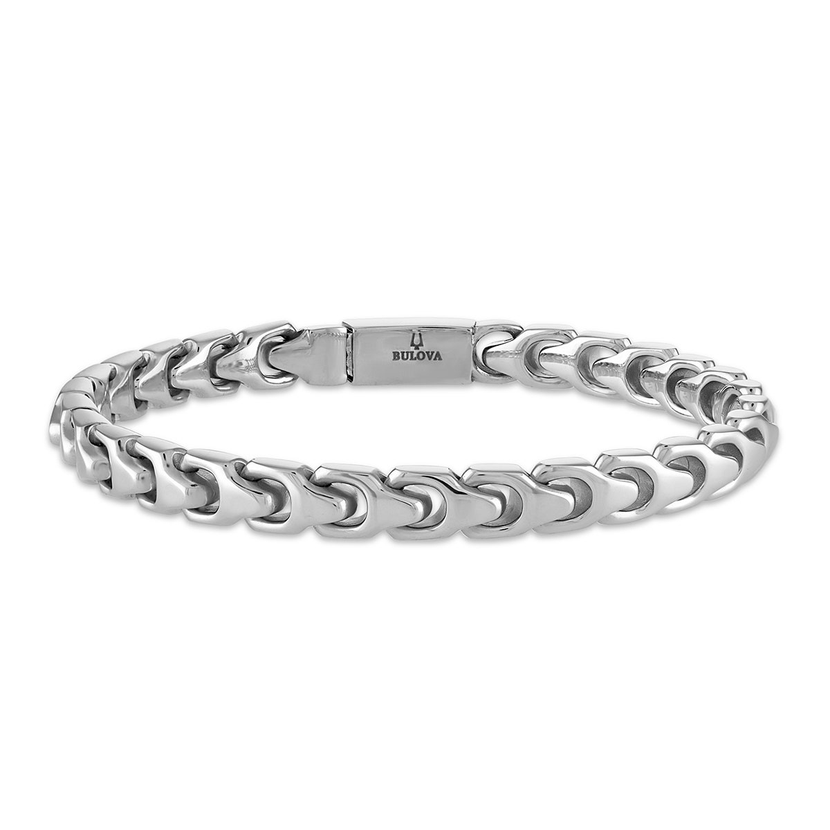 Bulova Men's 6mm 8.5" Link Bracelet in Stainless Steel