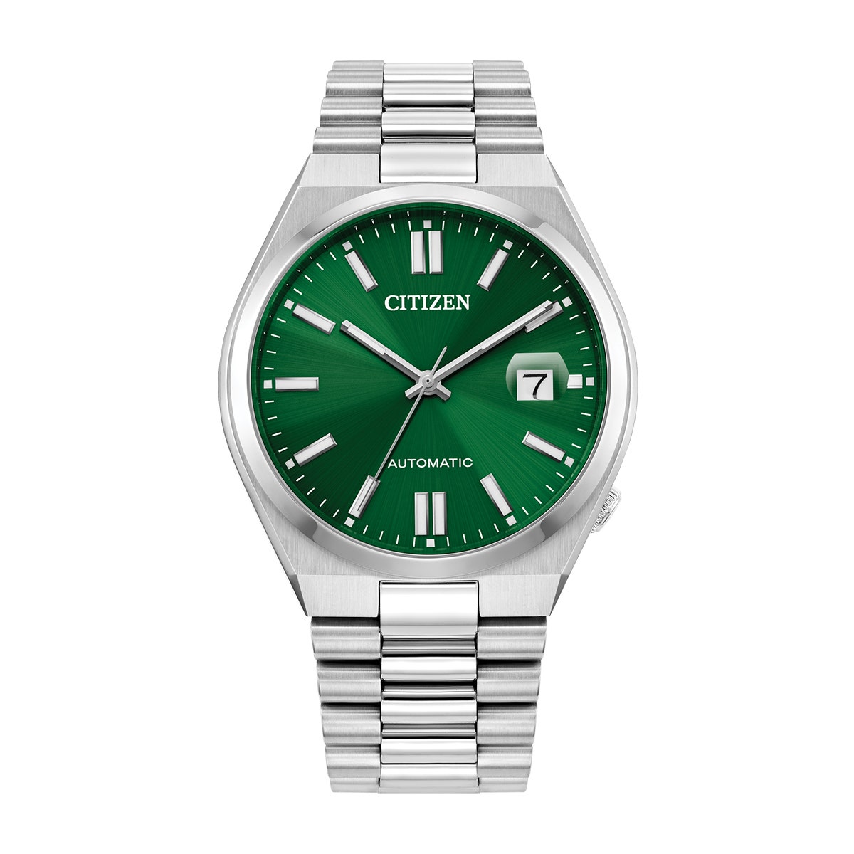 Citizen Men's TSUYOSA Automatic Stainless Steel Watch with Green Dial